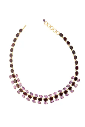 Garnet Amethyst Sharon Necklace