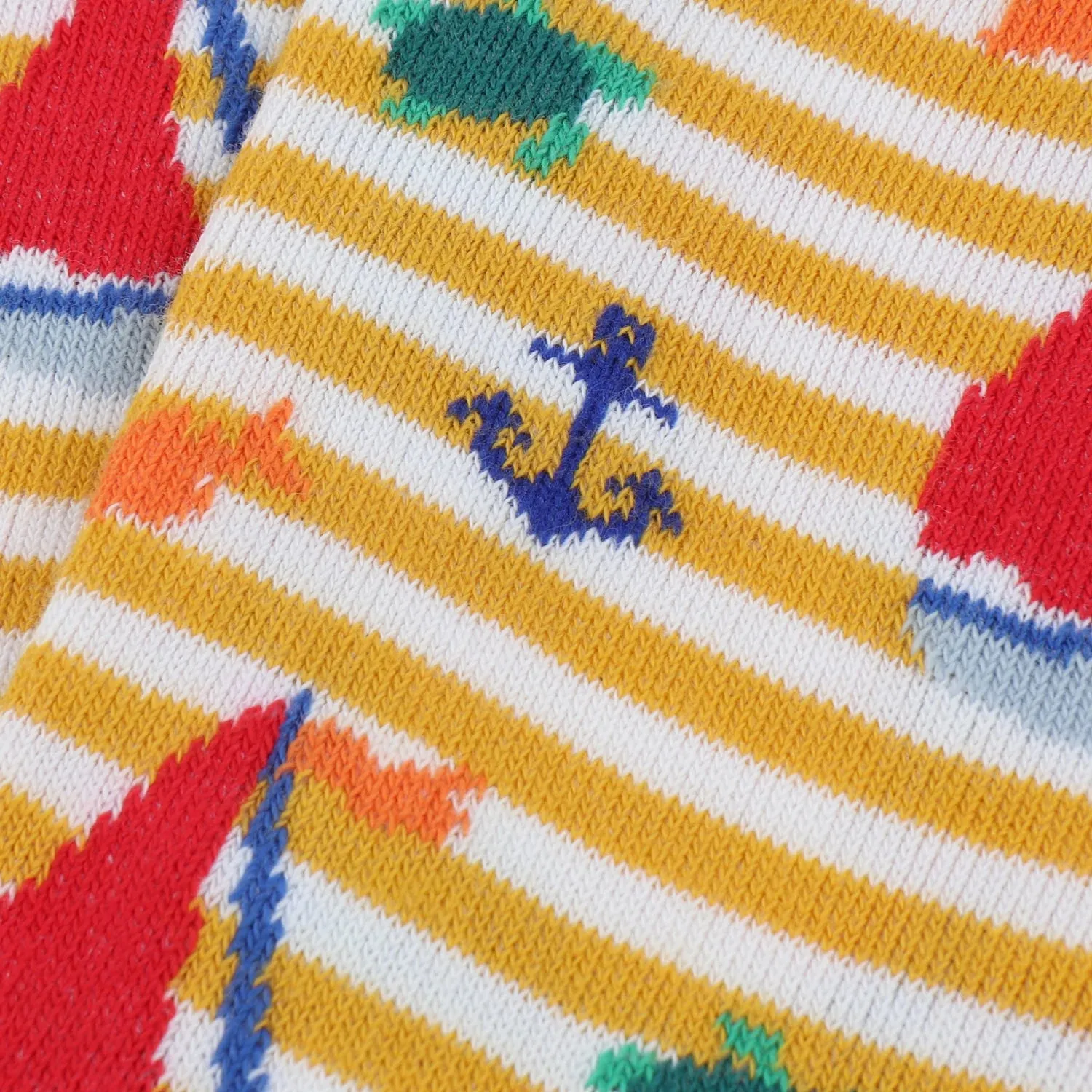 Kids Sailboat Cotton Socks