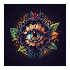 Leaf Eyes - Full Round Drill Diamond Painting 30*30CM