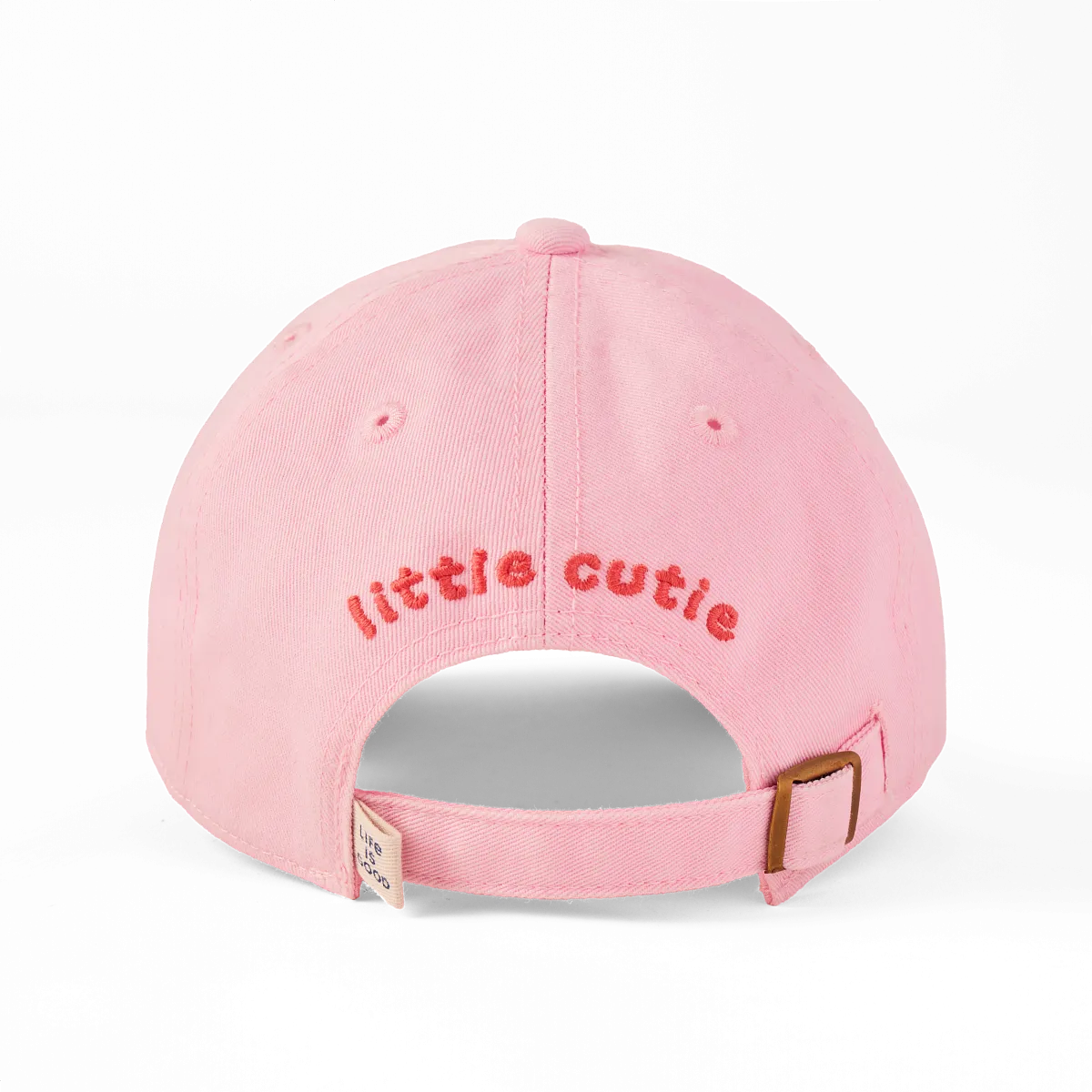 Life is Good. Kids Little Cutie Chill Cap, Seashell Pink