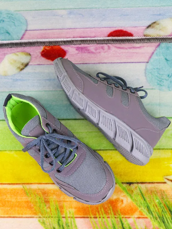 Light Grey Sneakers For Men LA MJS77