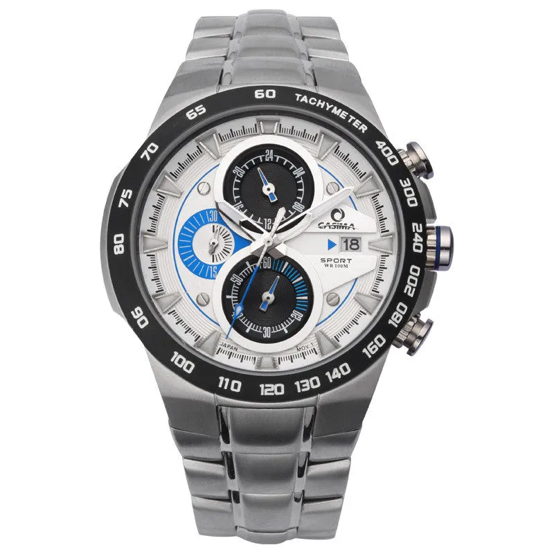 Luxury brand watches men sports fashion table luminous multifunction racing mens quartz wrist watch waterproof 100m