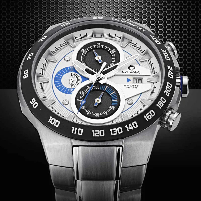 Luxury brand watches men sports fashion table luminous multifunction racing mens quartz wrist watch waterproof 100m