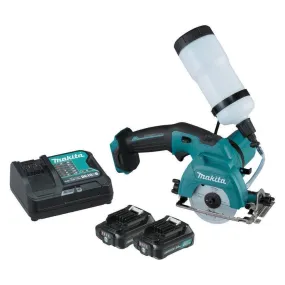 Makita CC301DSAE 12V MAX 85mm (3-1/4") 2.0Ah Cordless Diamond Cutter Kit