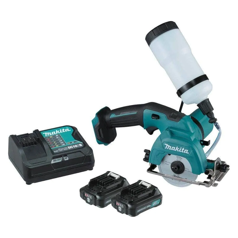 Makita CC301DSAE 12V MAX 85mm (3-1/4") 2.0Ah Cordless Diamond Cutter Kit