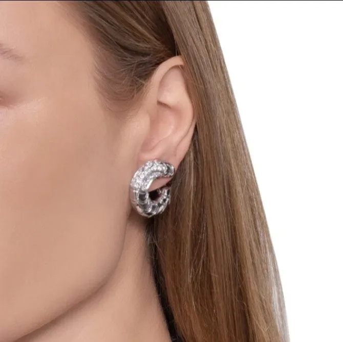 Marina B White Gold Diamond 'Onda' Earclips ASC5433