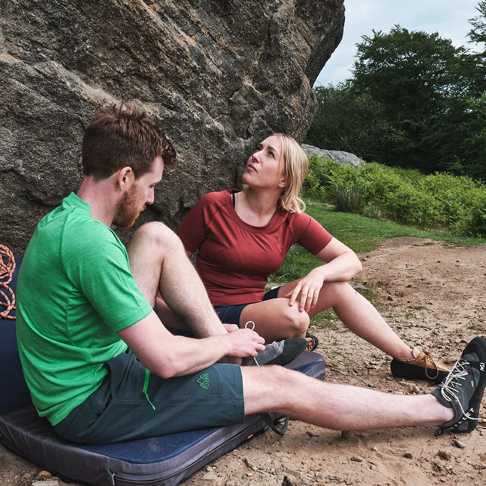 Mens Klatring Softshell Shorts (Pine)