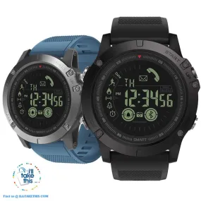 Men's Rugged Smartwatch All-Terrain Sports Watch for IOS and Android