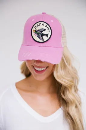 MIDNIGHT MAMA BIRD PATCH HAT