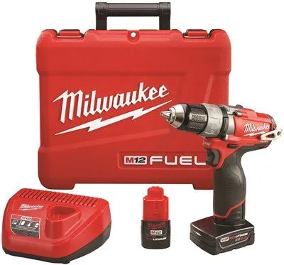 Milwaukee M12 Fuel 1/2 In. Drill/Driver Kit