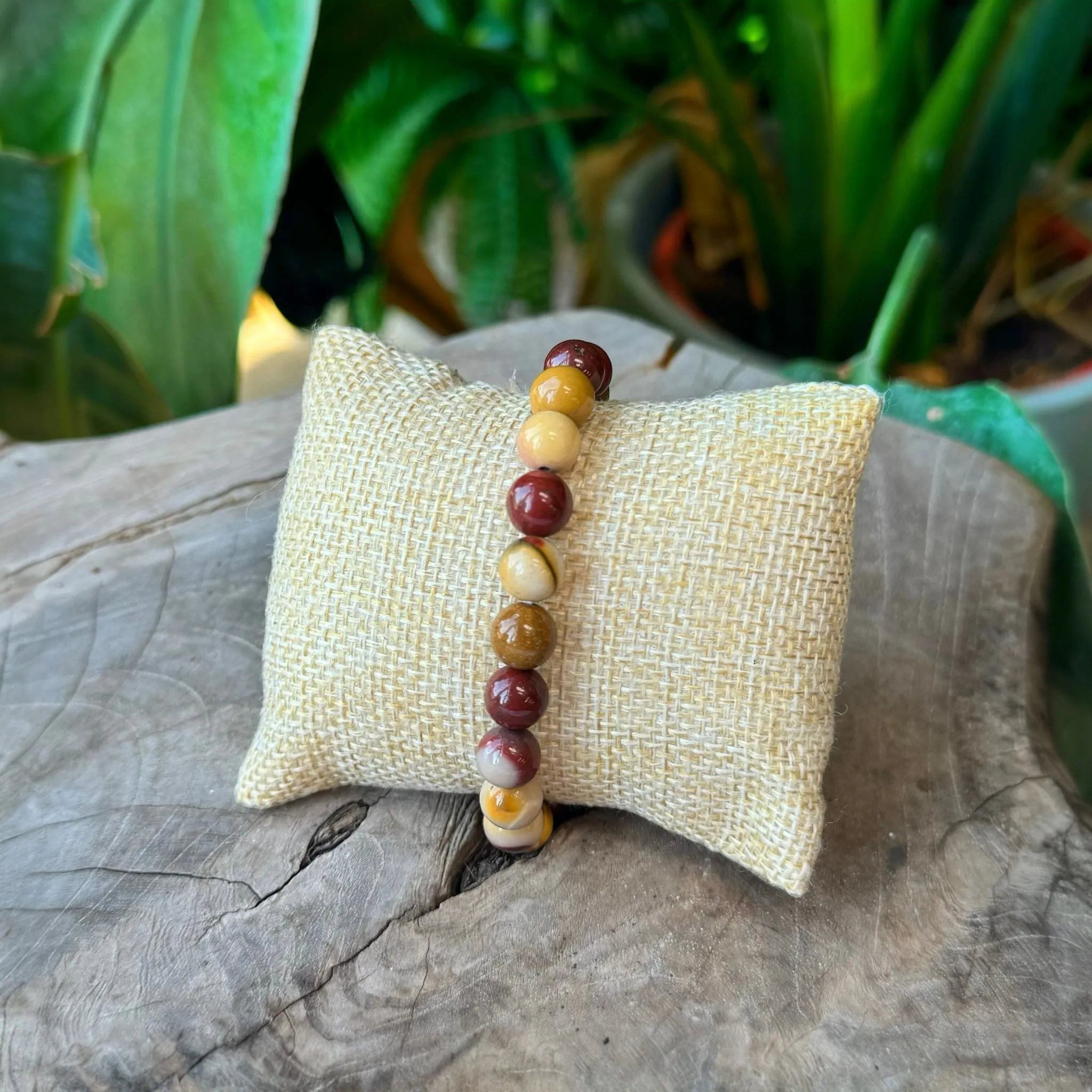 Mookaite Beaded Bracelet