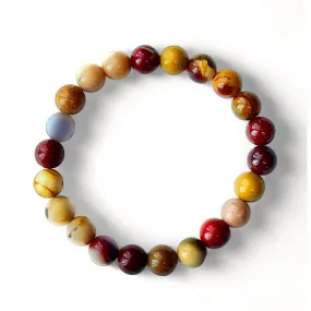 Mookaite Beaded Bracelet