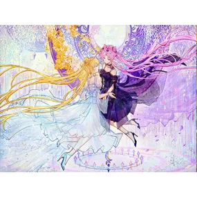 Moon Hare - Full Round Drill Diamond Painting 40*30CM