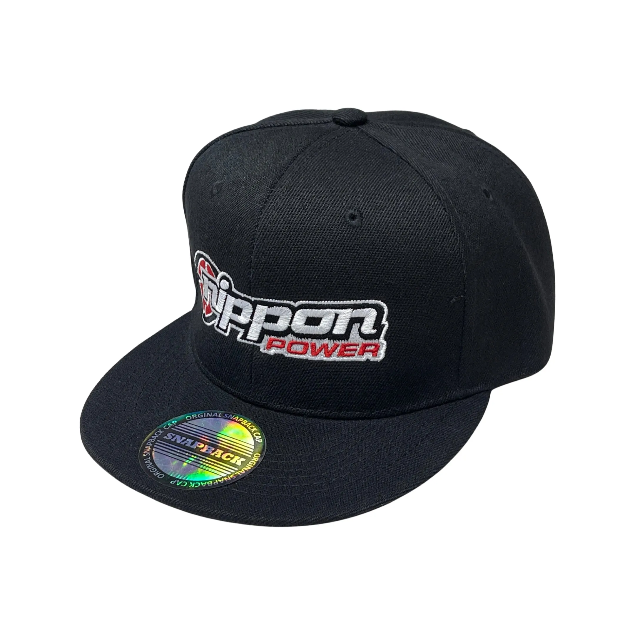 Nippon Power Logo Snap Back Cap - ALL BLACK - CAP002