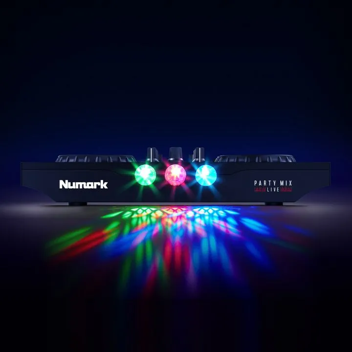 Numark Party Mix Live DJ Controller with Built-in Light Show and Speakers