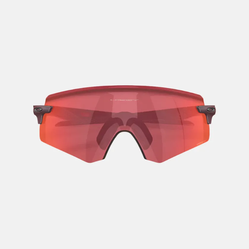 Oakley Encoder Prizm Sunglasses Matte Red Colorshift Frame