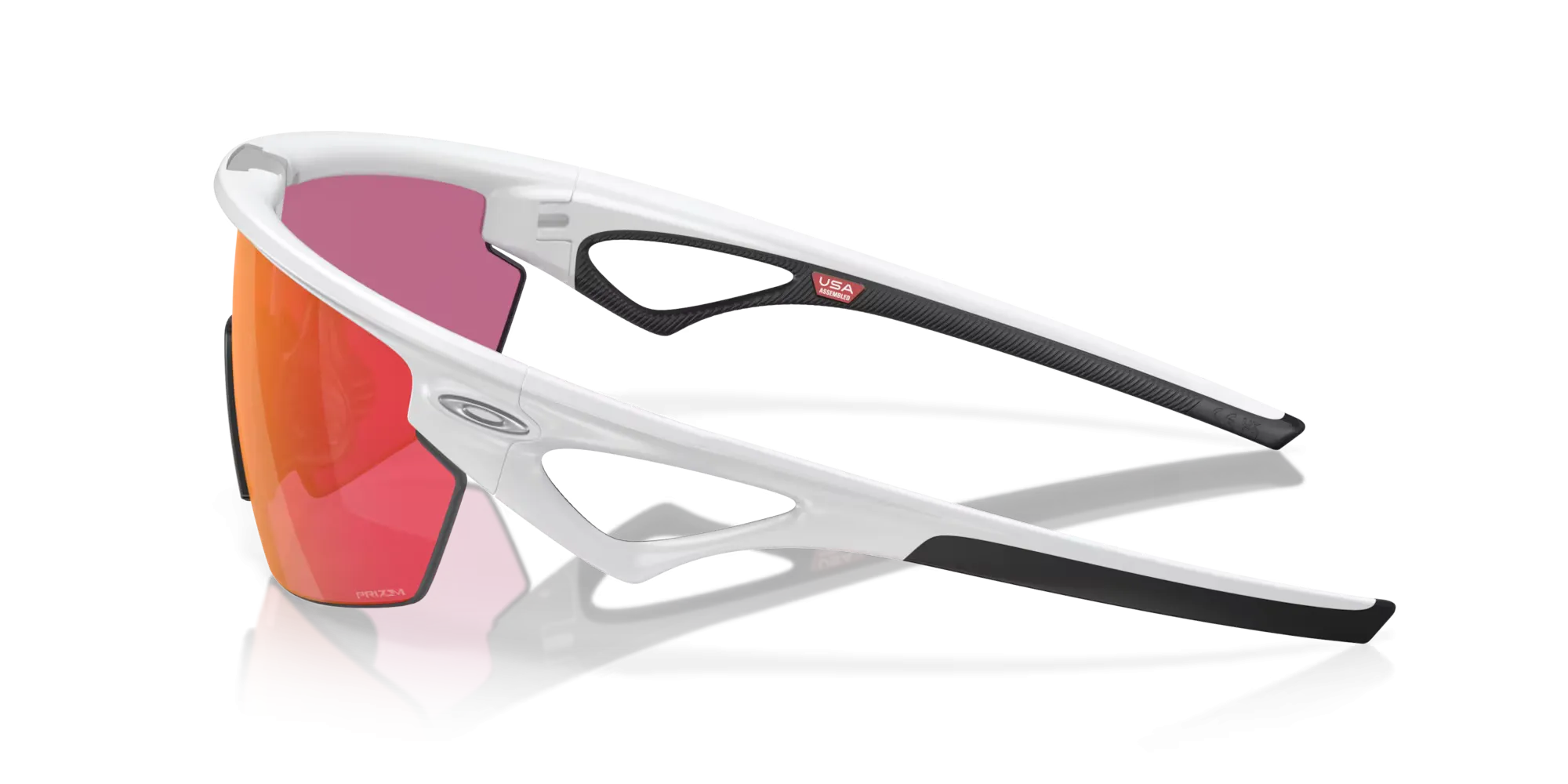 Oakley Sphaera Prizm Field Lenses, Matte White Frame