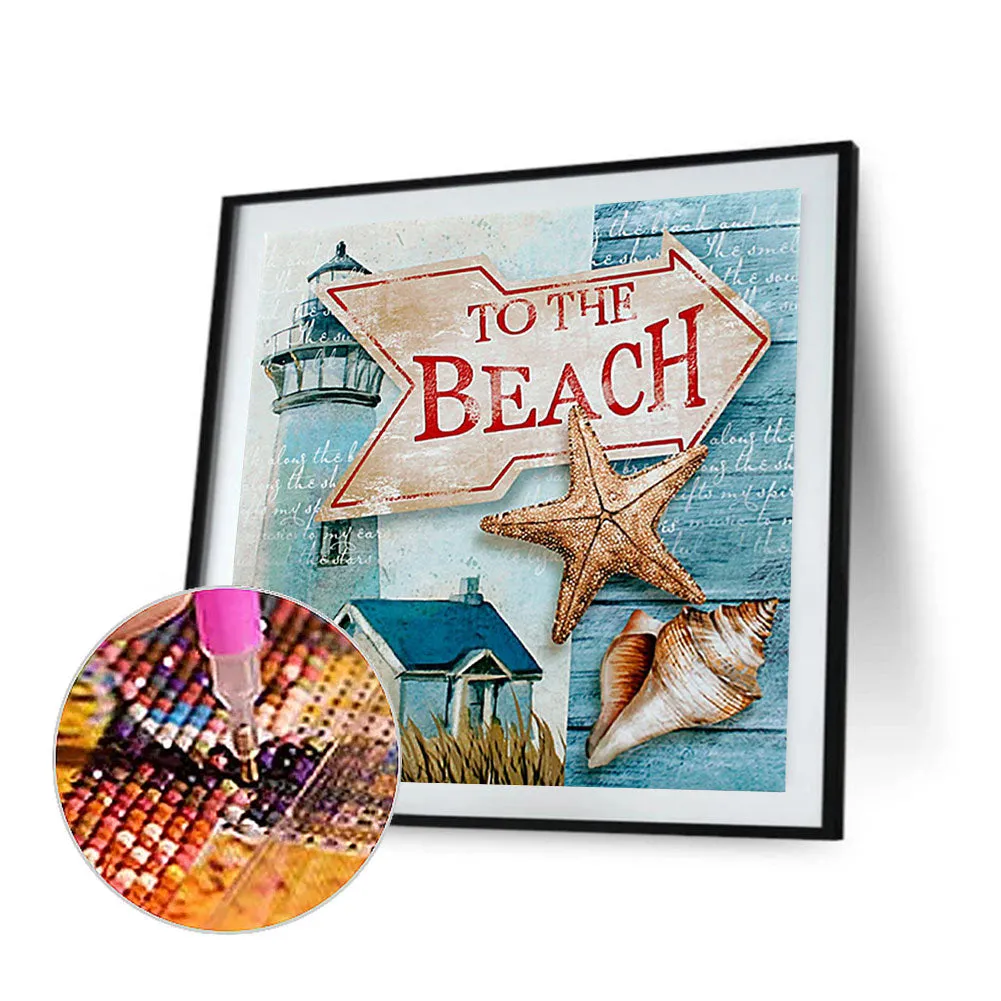 Ocean Wind - Full Round Drill Diamond Painting 40*40CM