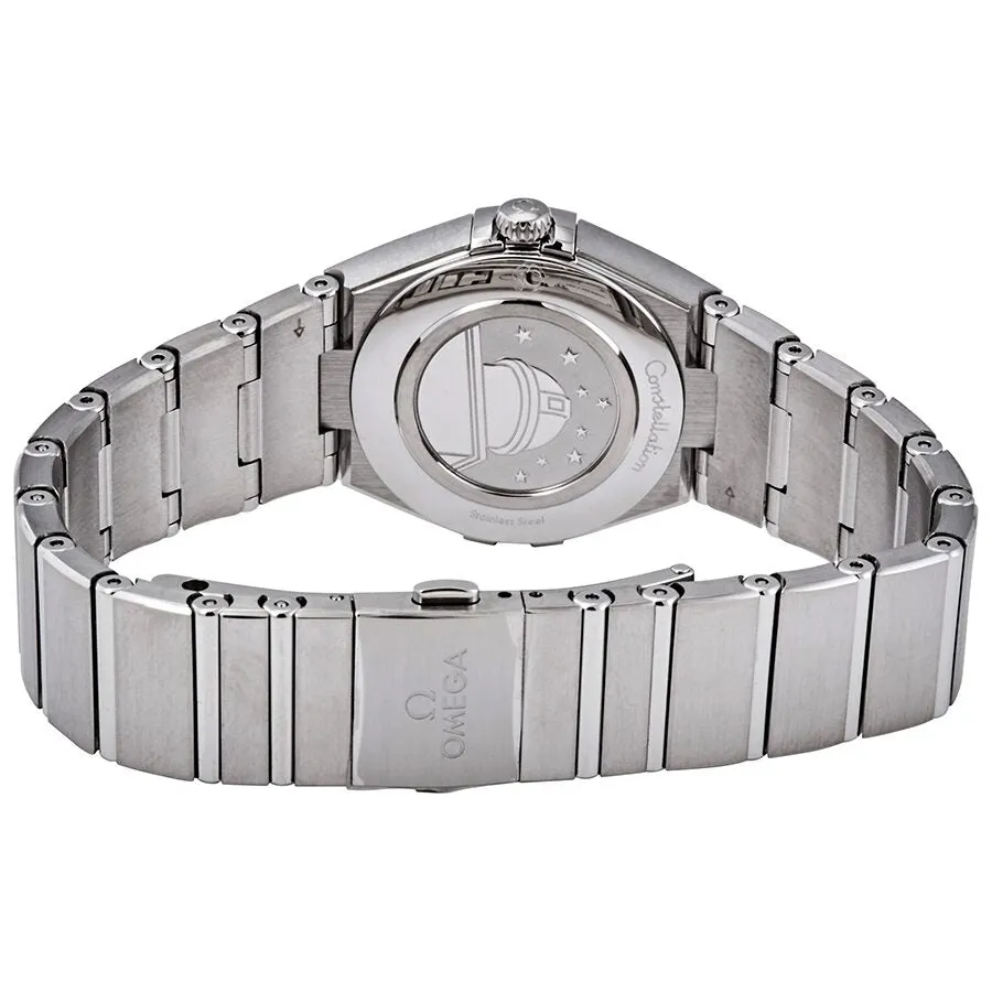 Omega Constellation Manhattan Quartz Diamond Silver Dial Ladies Watch 131.10.28.60.52.001