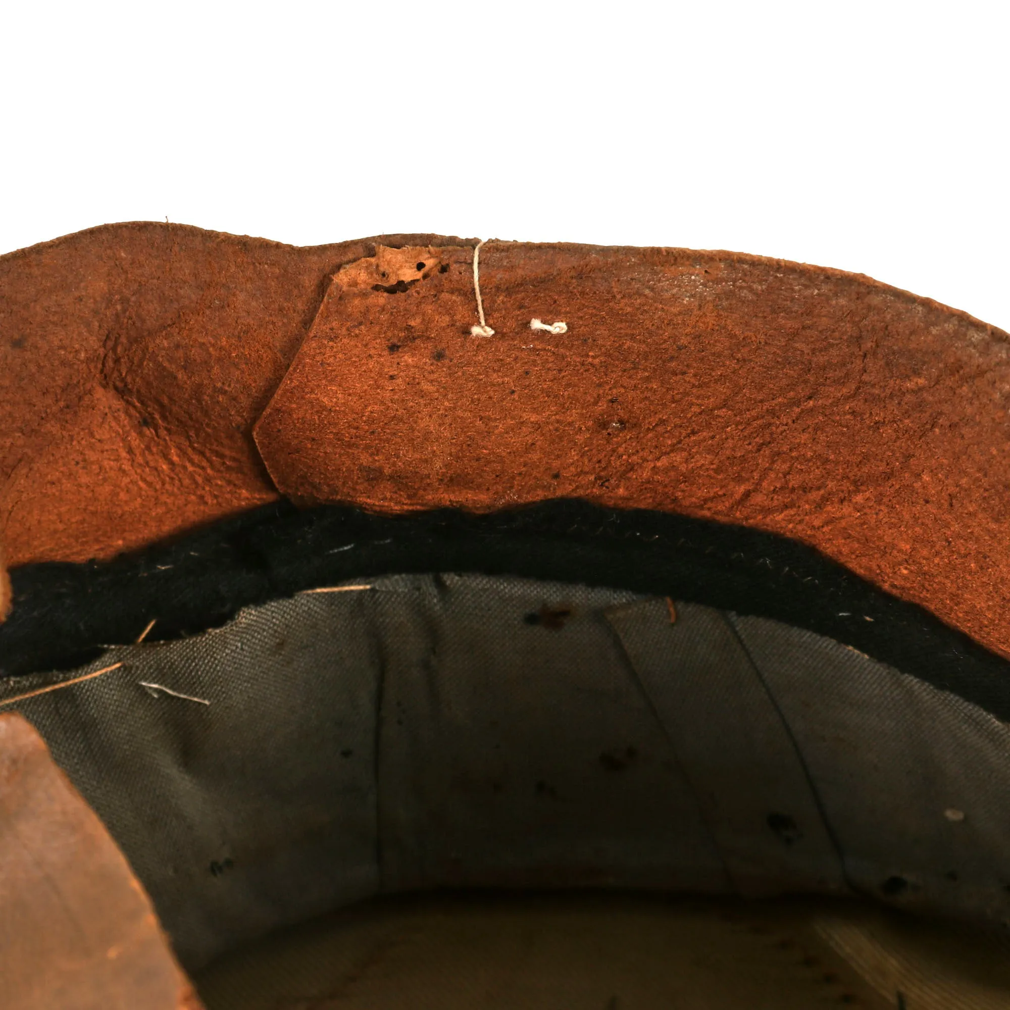 Original German WWII Army Heer Infantry Officers Schirmmütze Visor Cap by Erhard Burgmayer of Ulm