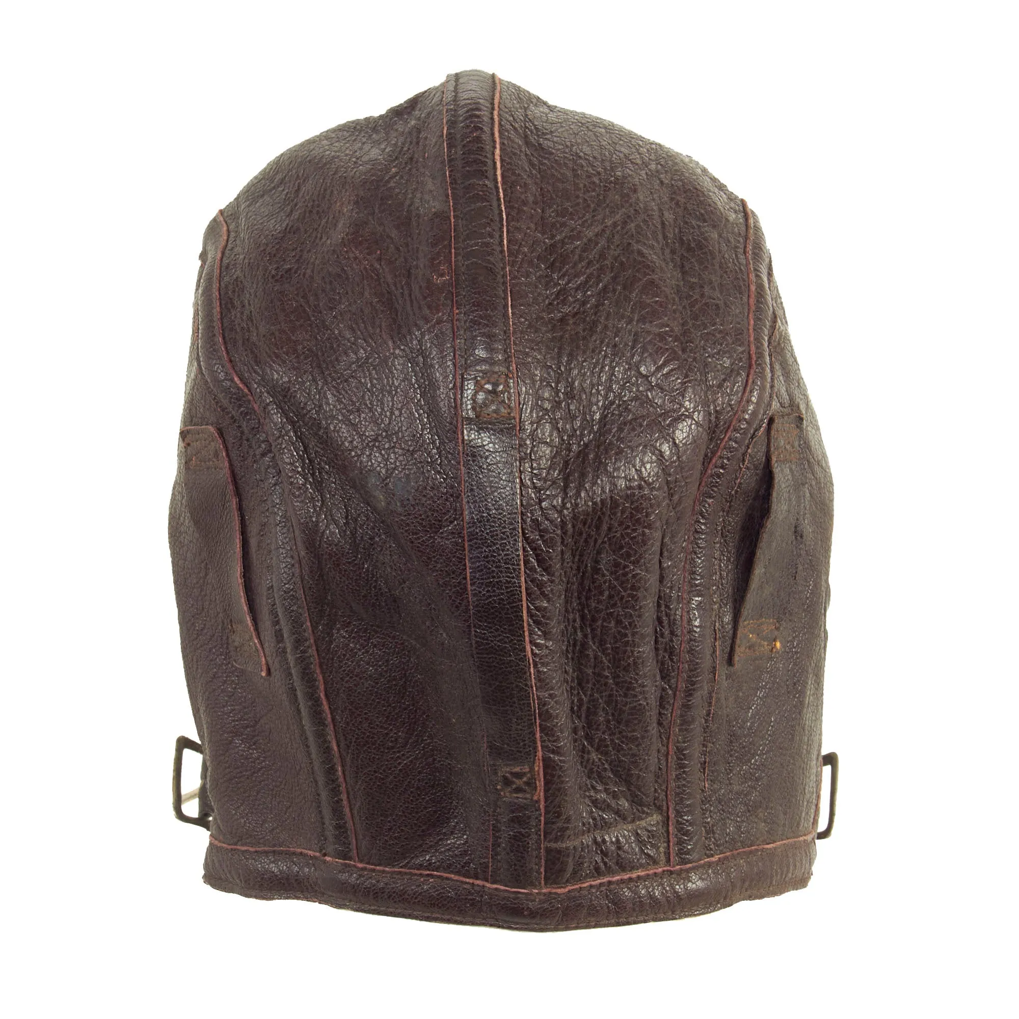 Original WWII U.S. Navy Flight Helmet & Goggle Set - Leather NAF 1092 & NAF 1092W Helmets