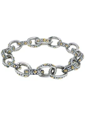 Oval Link Collection - Two-Tone Bracelet