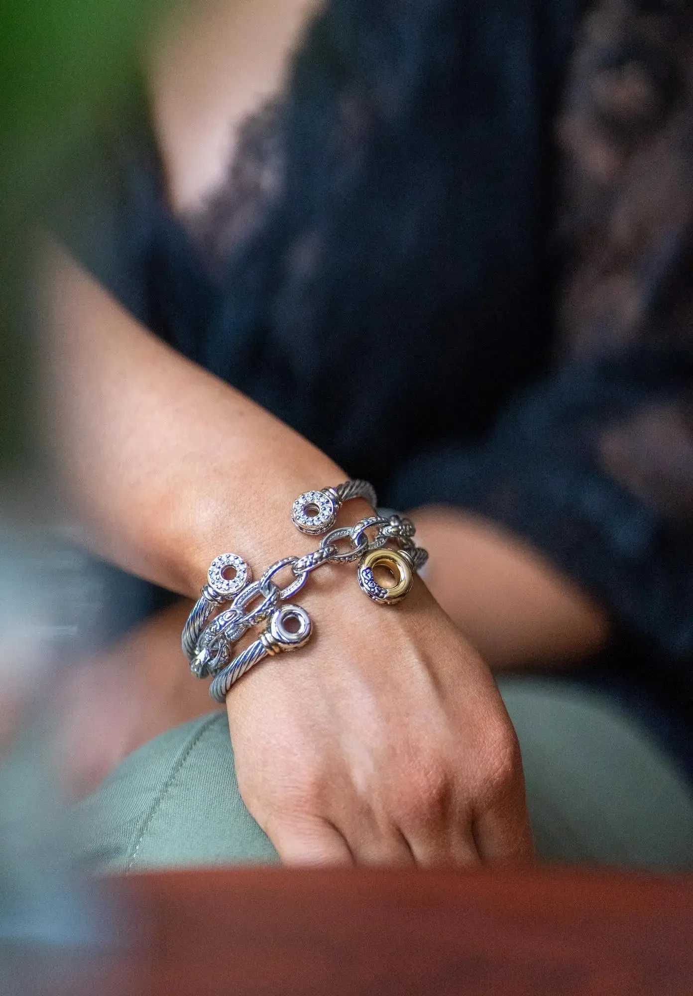 Oval Link Collection - Two-Tone Bracelet
