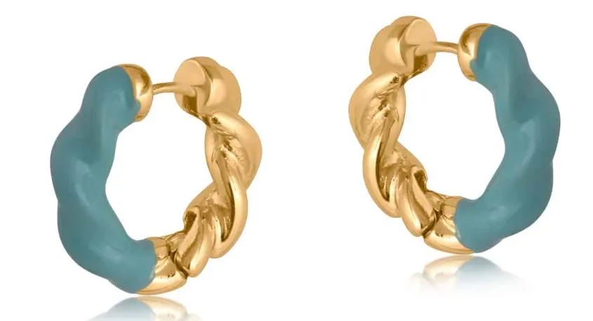 Paloma Rope Two Tone Earrings