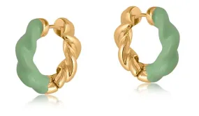 Paloma Rope Two Tone Earrings