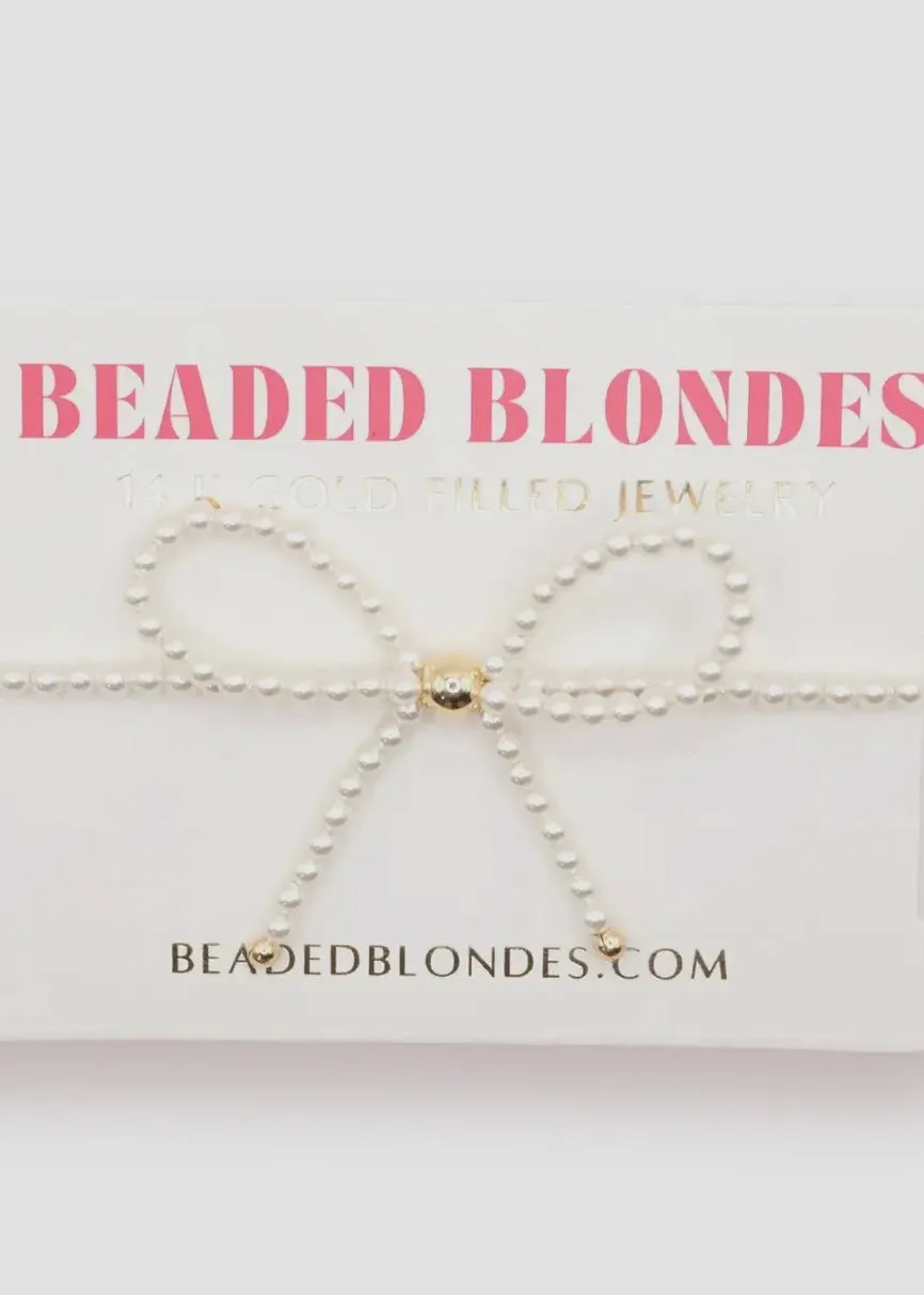 Pearl Bow Bracelet