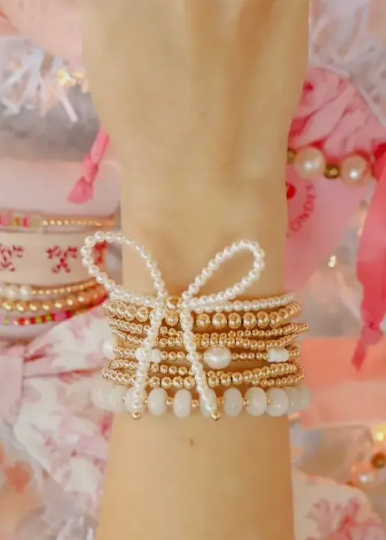 Pearl Bow Bracelet