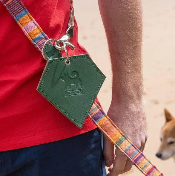 Poo Pouch Diamond 'Green Leather'