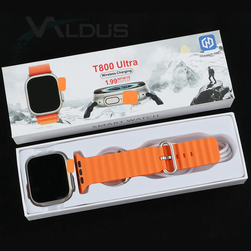 Premium T800 Ultra Smartwatch Series 8 with Wireless Charging Waterproof Smartwatch