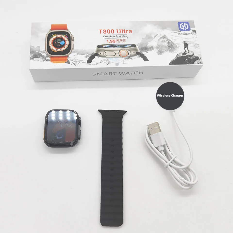 Premium T800 Ultra Smartwatch Series 8 with Wireless Charging Waterproof Smartwatch
