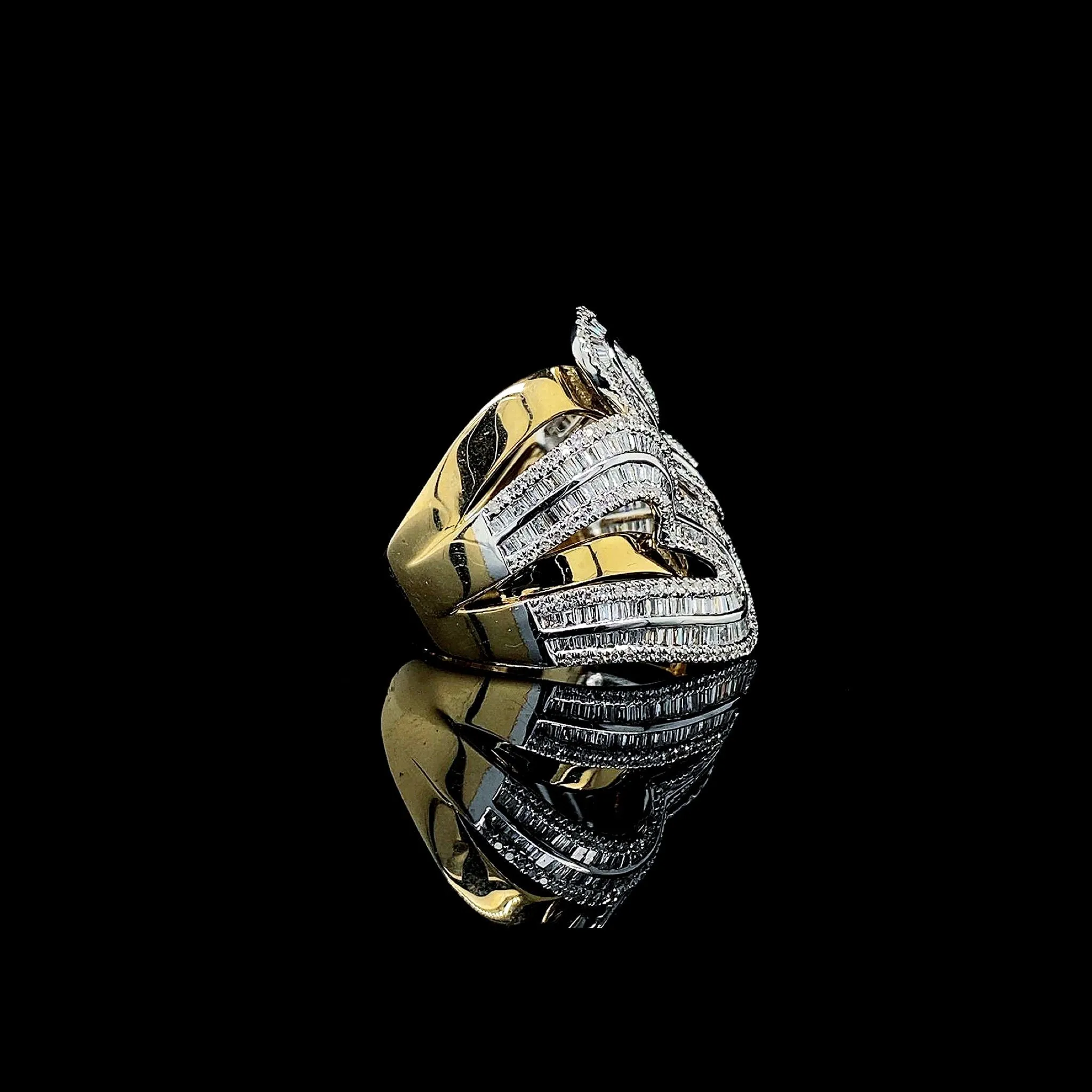 PREORDER | Multi-Tone Statement Diamond Ring 14kt