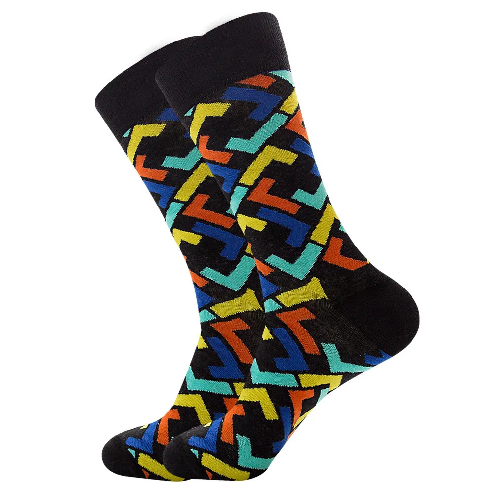 Retro Cotton Socks 1 Pair Set