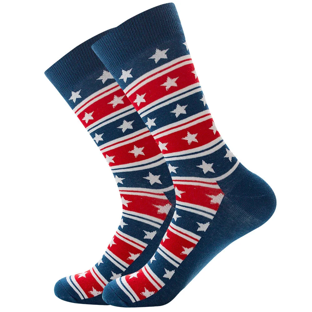 Retro Cotton Socks 1 Pair Set