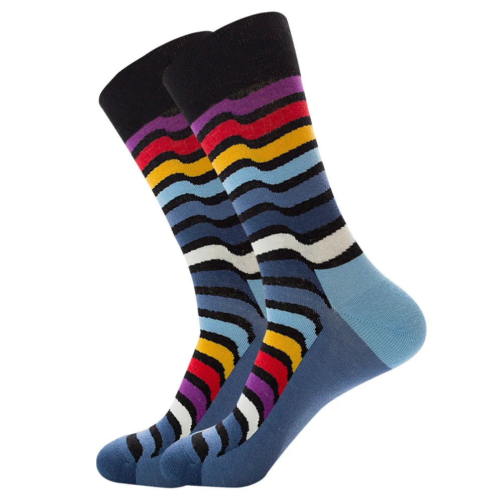 Retro Cotton Socks 1 Pair Set