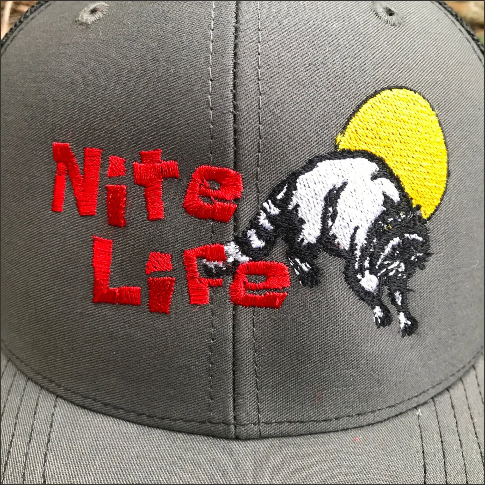Richardson 112 Embroidered Hats / Raccon Nite Life