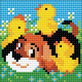 RIOLIS Diamond Mosaic Embroidery Kit 4in x 4in - Best Friend*