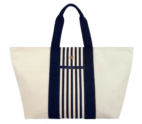 Riviera Canvas Tote Striped