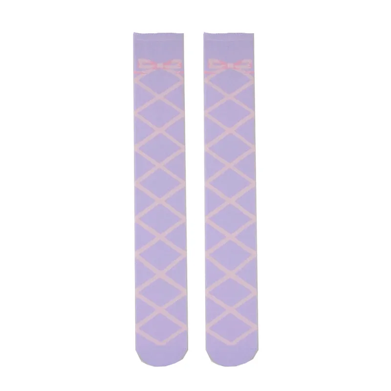 Roji Roji~Sweet Lolita Cotton Mid-Calf Socks