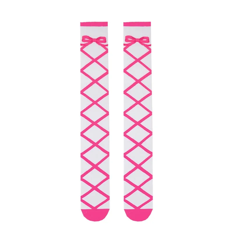 Roji Roji~Sweet Lolita Cotton Mid-Calf Socks