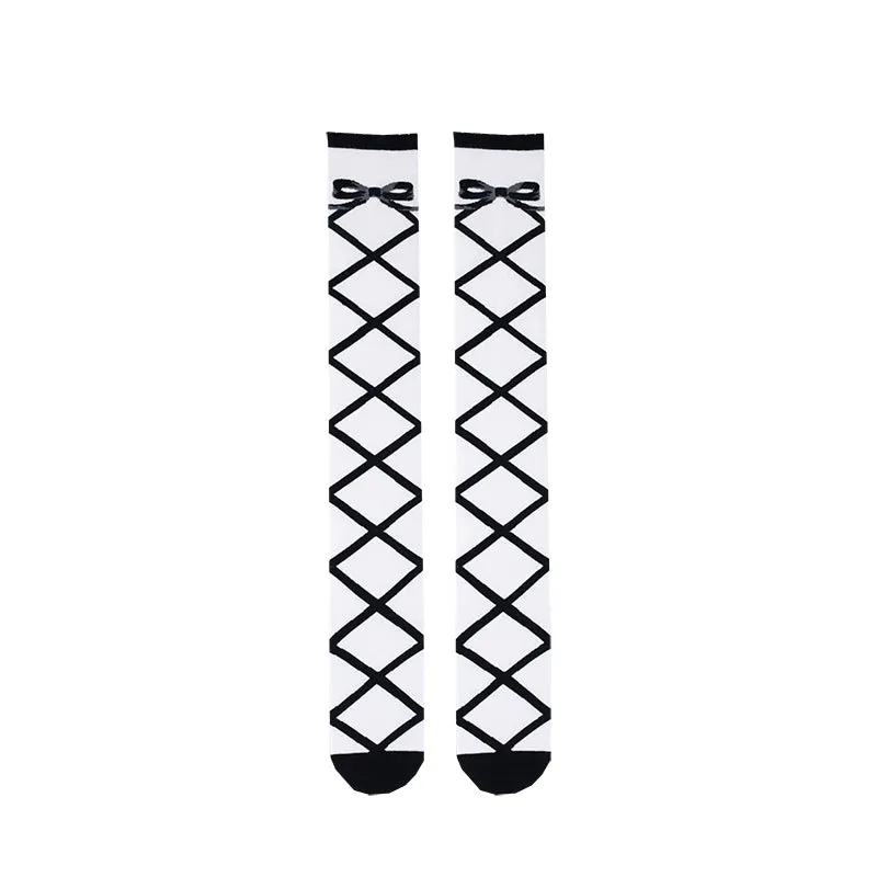 Roji Roji~Sweet Lolita Cotton Mid-Calf Socks