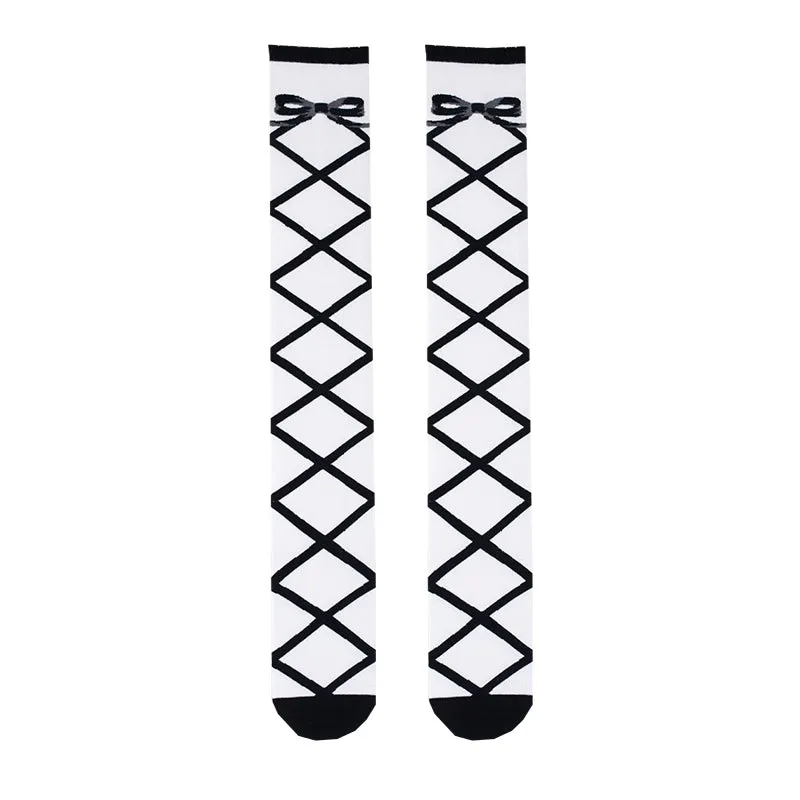 Roji Roji~Sweet Lolita Cotton Mid-Calf Socks