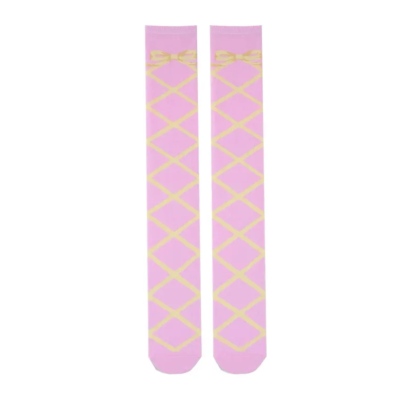 Roji Roji~Sweet Lolita Cotton Mid-Calf Socks
