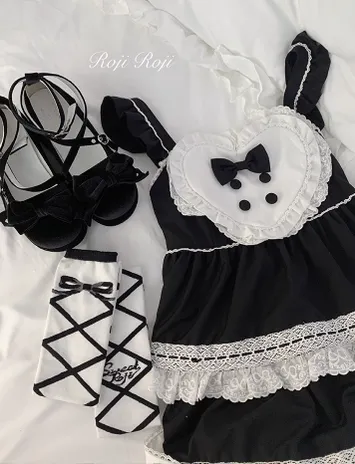 Roji Roji~Sweet Lolita Cotton Mid-Calf Socks