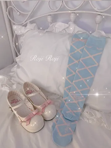 Roji Roji~Sweet Lolita Cotton Mid-Calf Socks