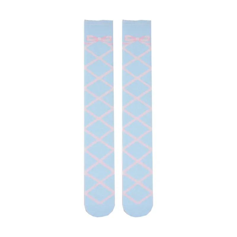 Roji Roji~Sweet Lolita Cotton Mid-Calf Socks
