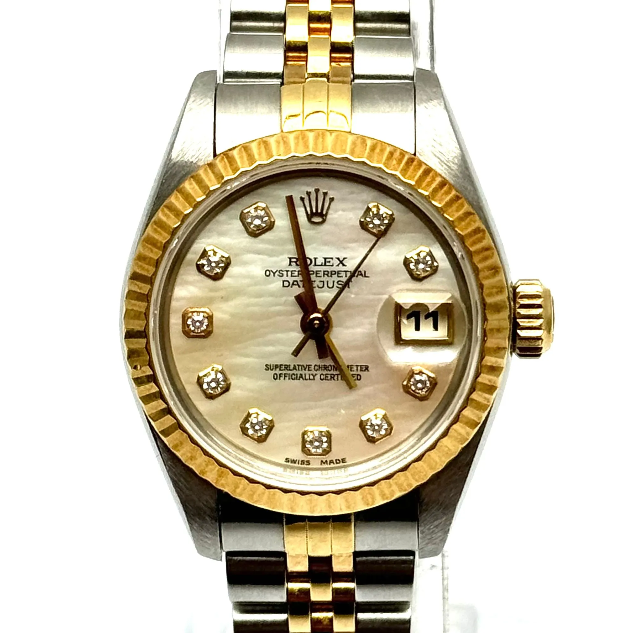 ROLEX Datejust 69173 Automatic HG Bracelet , Mother Of Pearl Dial